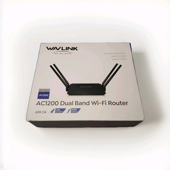 Wavlink AC1200 Dual-Band Gigabit Ethernet Router WiFi Wireless 5Ghz + 2.4Ghz new - Picture 1 of 4